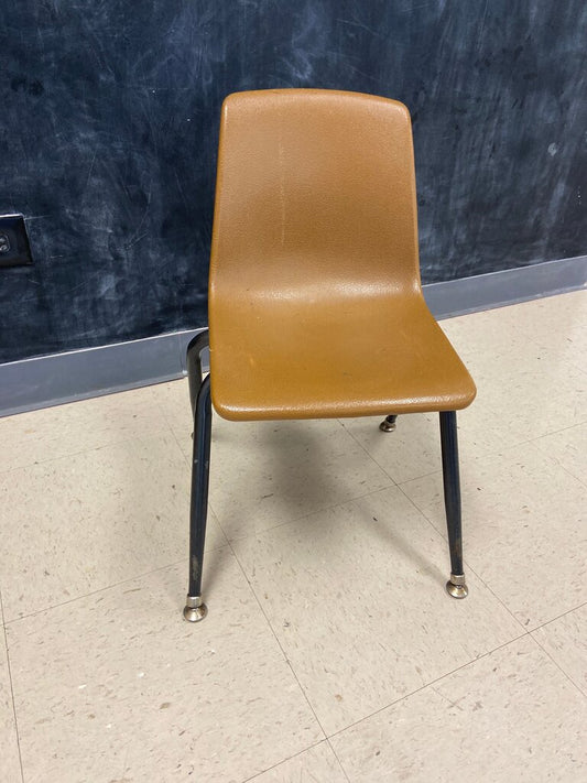 Vintage Brown School Chair