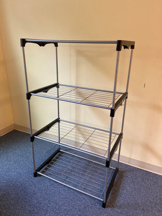 3-Tier Metal Shelf Rack
