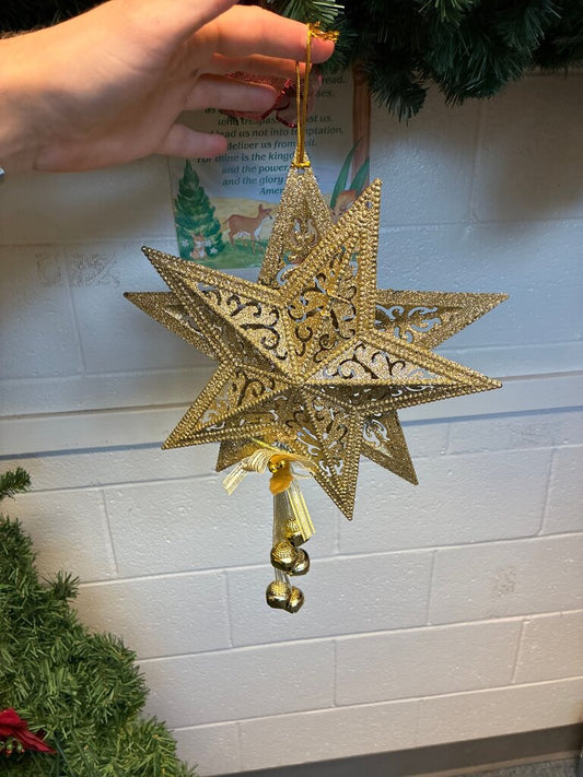 Decorative Gold Star Ornament