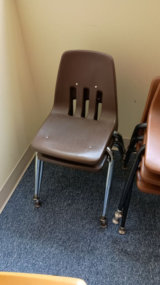 Brown Stacking Chair