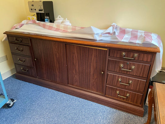 Vintage Wooden Sideboard Buffet