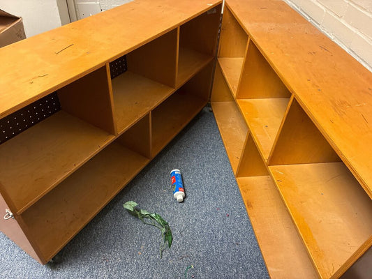 Wooden Shelving Unit