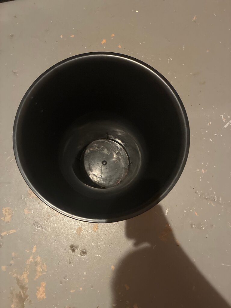Black Plastic Planter