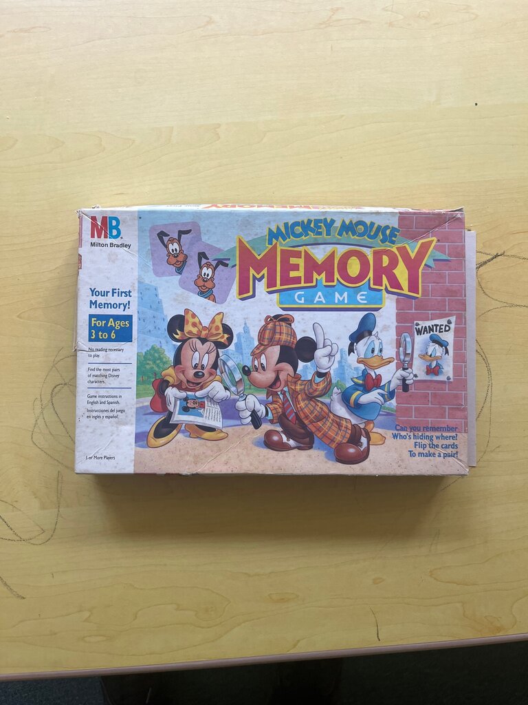 Mickey Mouse Memory Game