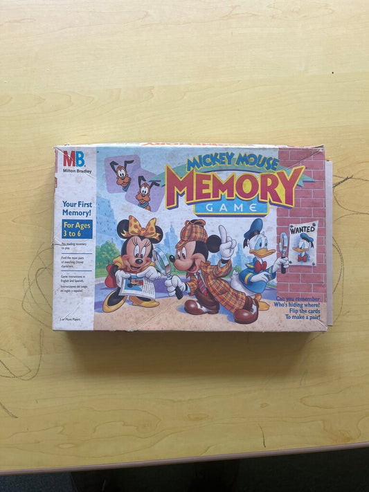 Mickey Mouse Memory Game