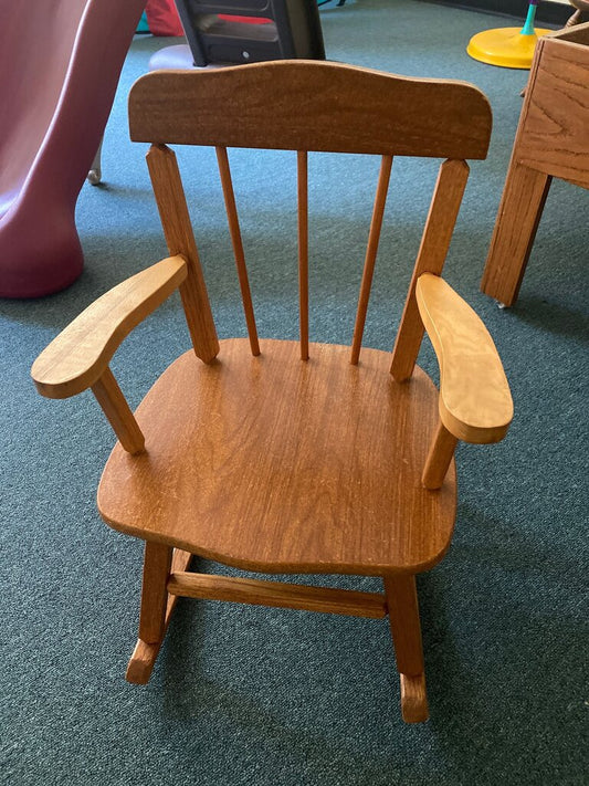 Child's Wooden Rocking Chair