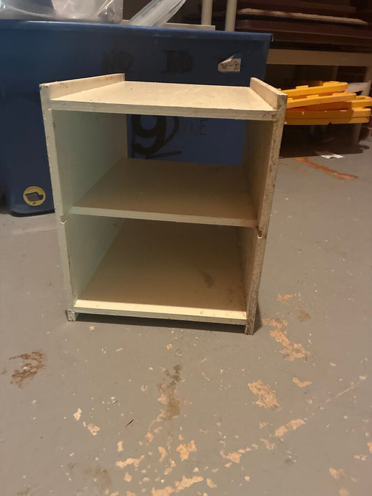 Used Wooden Storage Cube
