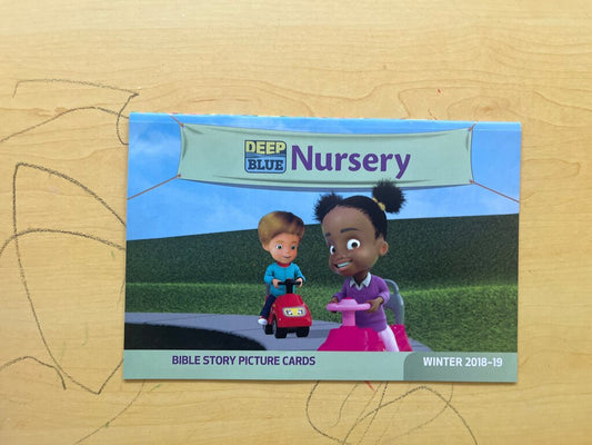 Deep Blue Nursery Bible Story Picture Cards