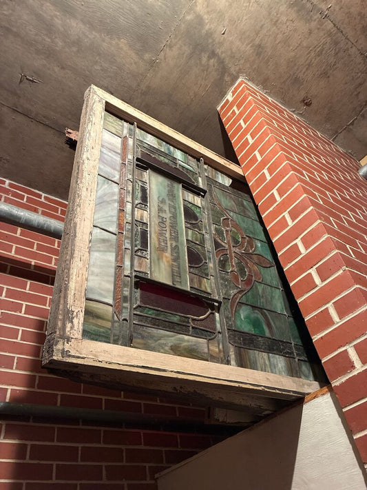 Antique Stained Glass Window