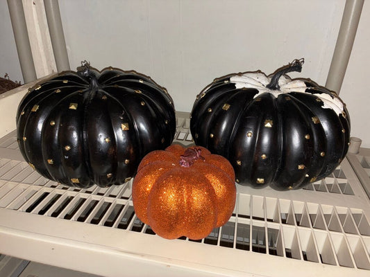 Decorative Seasonal Pumpkins Set