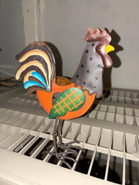 Colorful Decorative Chicken Figurine