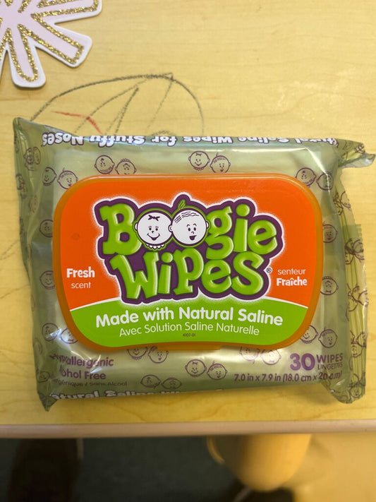 Boogie Wipes Natural Saline Nose Wipes