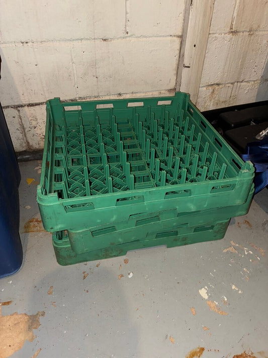Stackable Green Storage Crates