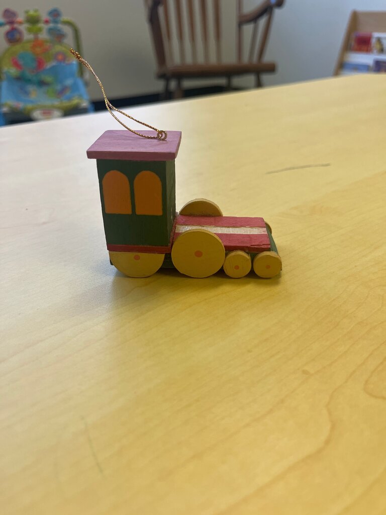 Colorful Wooden Toy Train