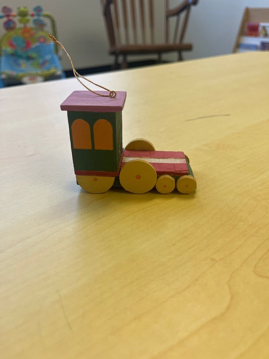 Colorful Wooden Toy Train
