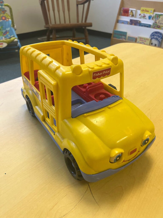 Fisher-Price Yellow Bus Toy
