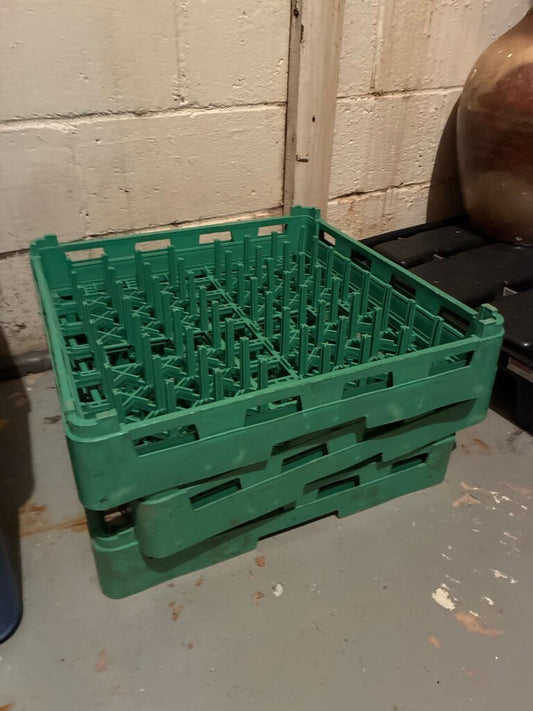 Green Plastic Storage Crate