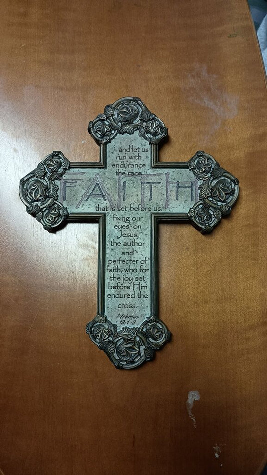 Decorative Faith Cross Wall Art