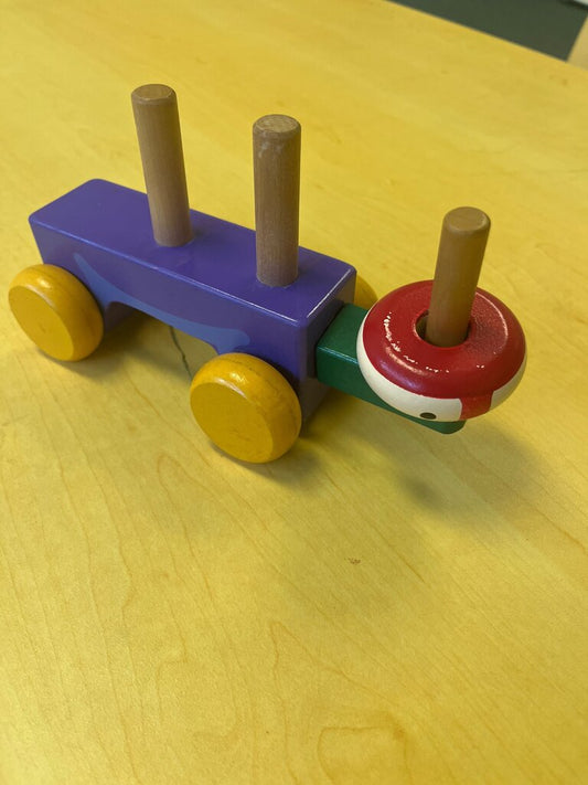 Colorful Wooden Push Toy