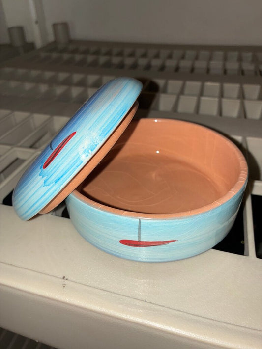 Ceramic Decorative Storage Bowl with Lid