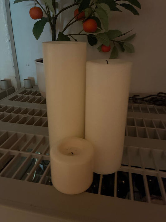 Set of White Candles