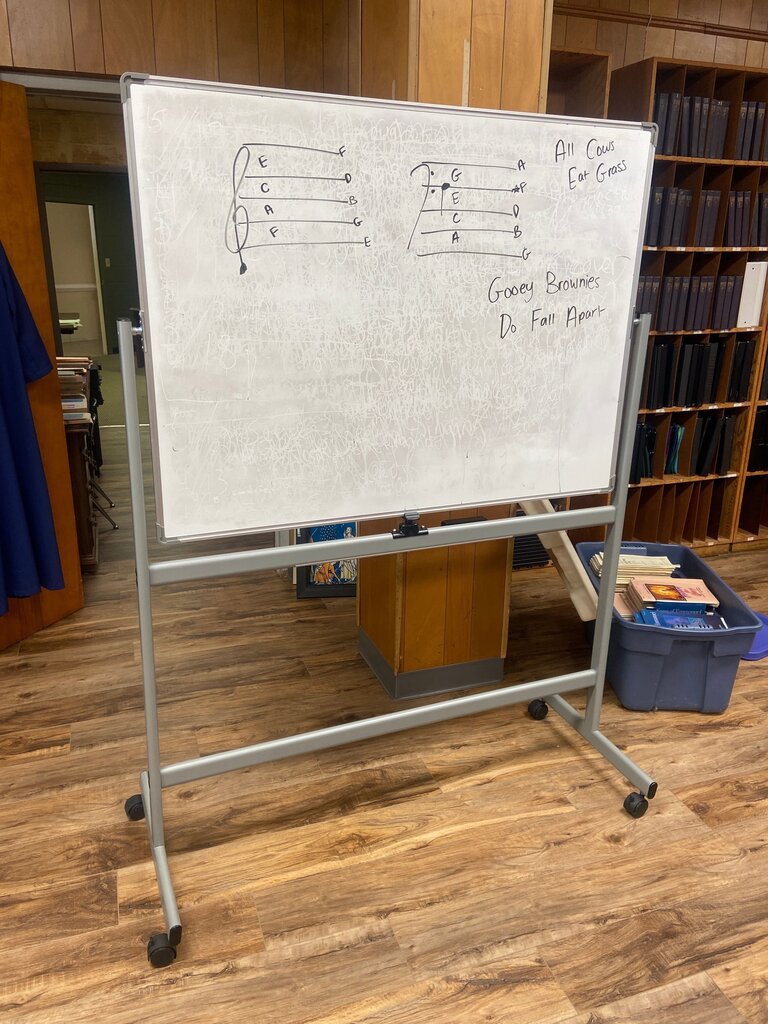 Dry Erase Whiteboard on Wheels