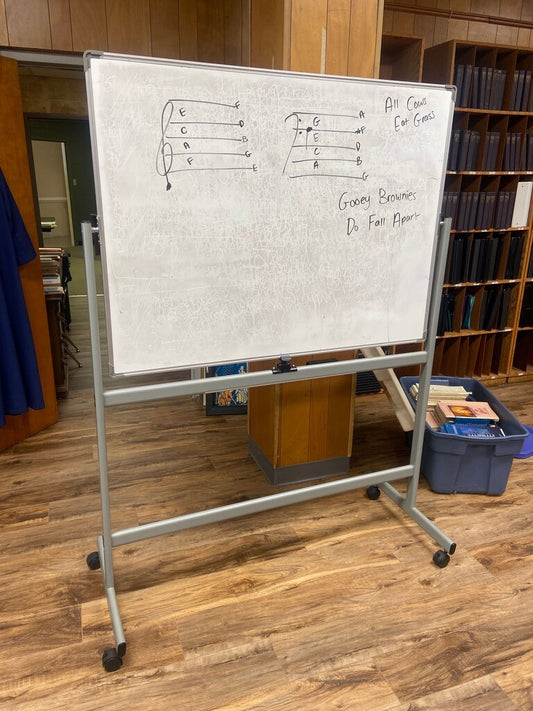 Dry Erase Whiteboard on Wheels