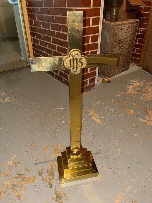 Sutherland Church Worship Brass Cross