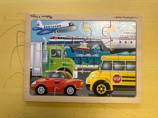 Wooden Transportation Puzzle