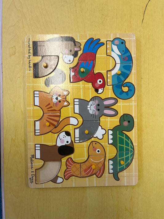 Melissa & Doug Wooden Animal Puzzle