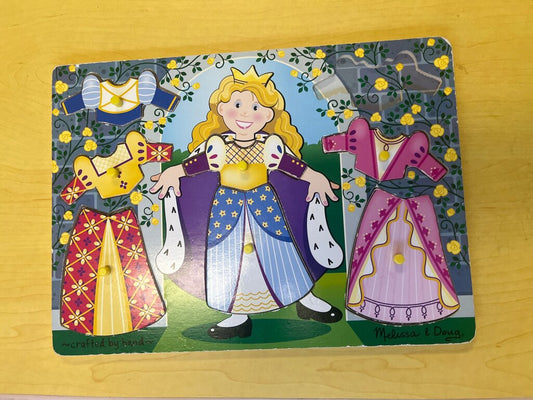 Melissa & Doug Dress-Up Wooden Doll Puzzle