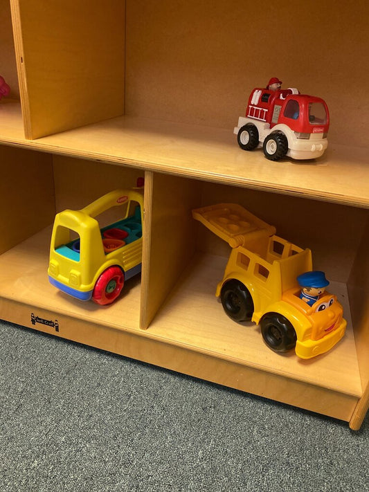Colorful Toy Trucks Set