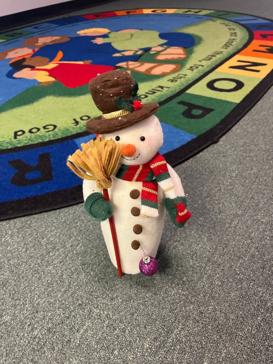 Decorative Snowman Figurine
