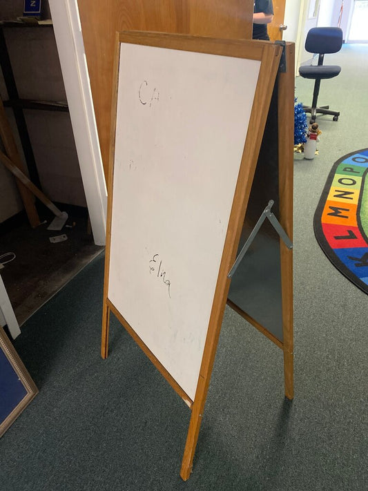 Wooden A-Frame Chalkboard