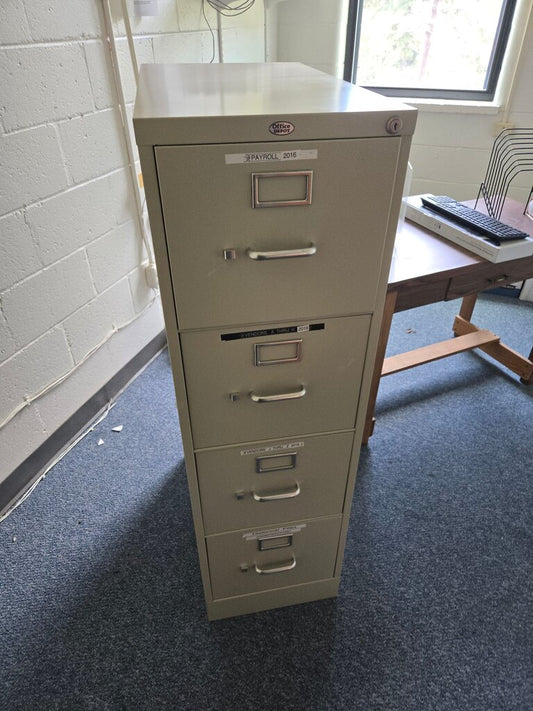 Office Depot Four-Drawer Filing Cabinet