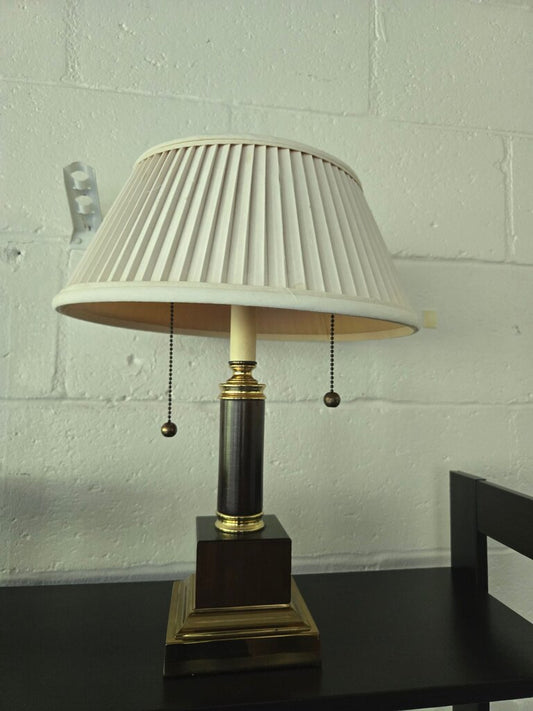 Classic Table Lamp with Pleated Shade