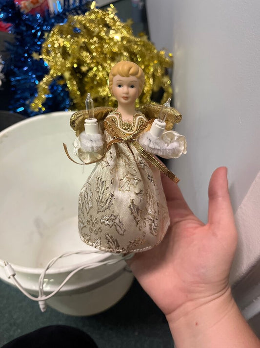 Christmas Holiday Angel Figurine with Lights