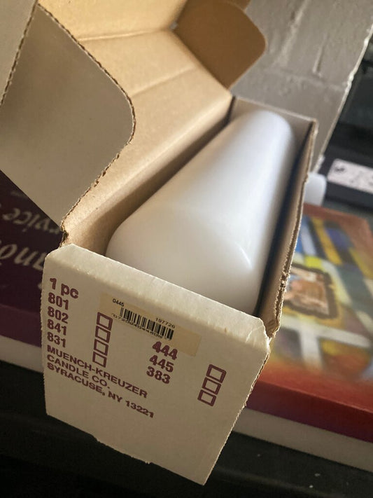White Pillar Candle