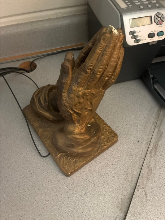 Praying Hands Decorative Sculpture