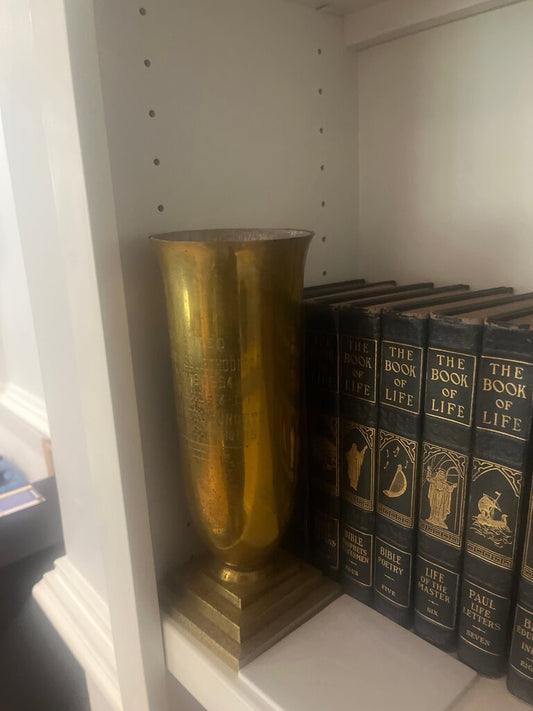 Vintage Brass Trophy Cup