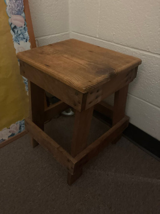 Rustic Wooden Stool