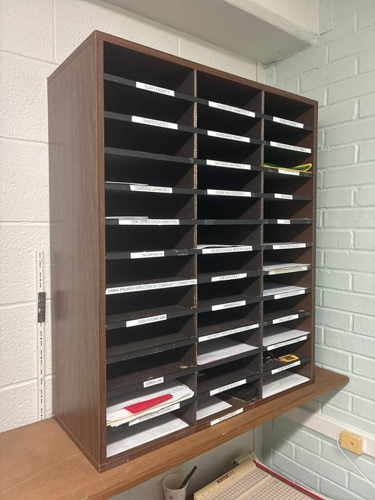 Wooden Mail Organizer