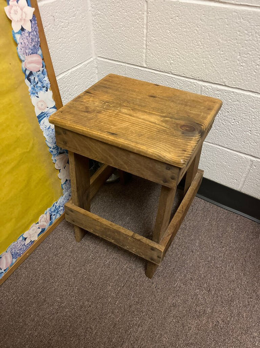 Rustic Wooden Stool
