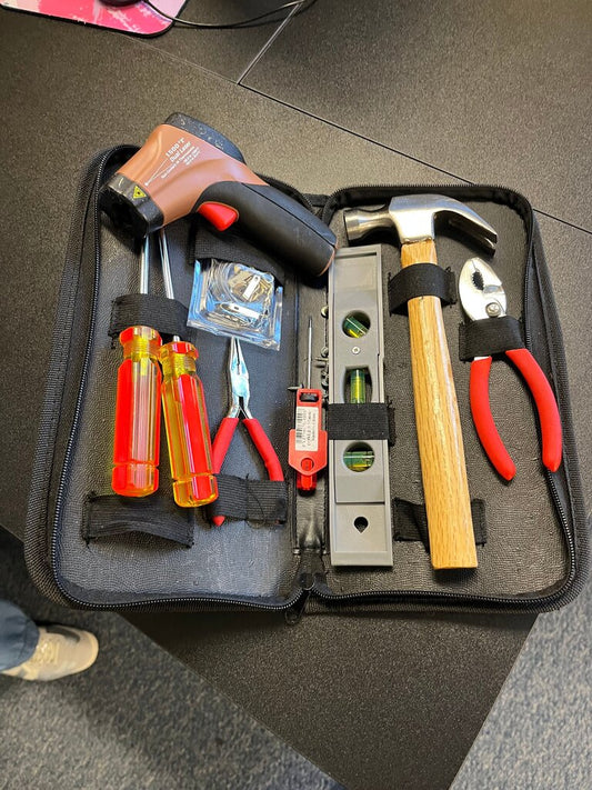 Tool Set with Hammer and Screwdrivers