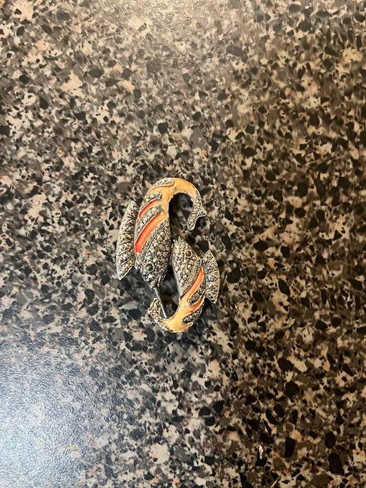 Vintage Fish Brooch Pin