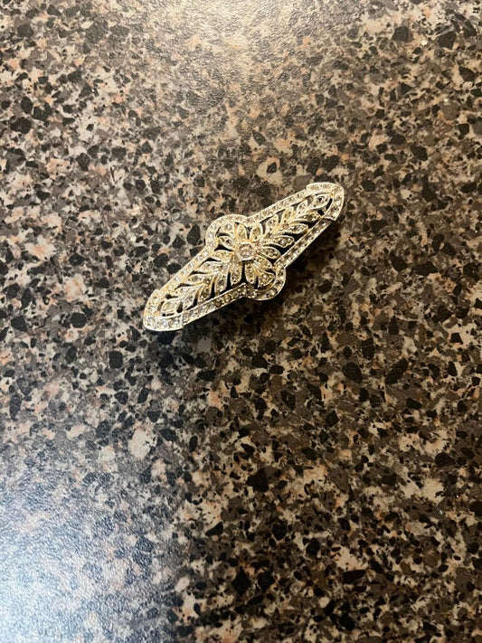 Vintage Floral Brooch