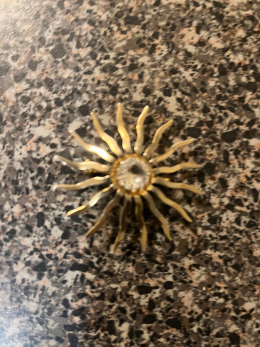 Gold Sunburst Decorative Item