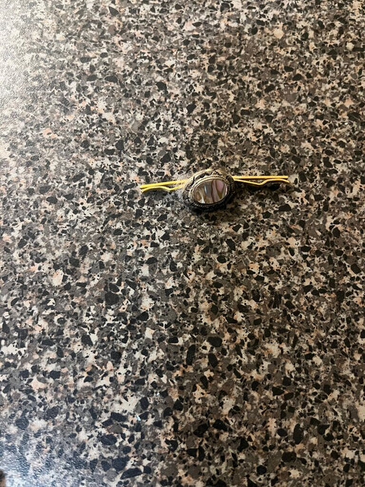 Vintage Silver and Shell Ring