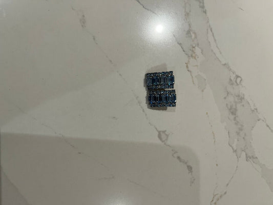Blue Crystal Decorative Piece