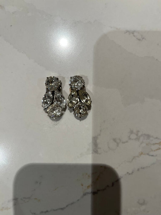 Vintage Rhinestone Earrings